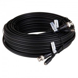 CCTV Cable Black BNC & Power DC 20m Καλώδιο Κάμερας Μαύρο L20DB44 CCTV Cable Black BNC & Power DC 20m Καλώδιο Κάμερας Μαύρο L20DB44