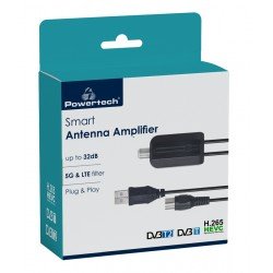 Ενισχυτής Γραμμής TV Amplifier 32dB Powertech PT-993