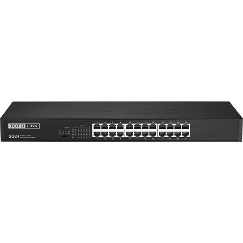 24-Port 10/100/1000 Desktop Unmanaged Rackmount Ethernet Switch Totolink TTL-SG24 24-Port 10/100/1000 Desktop Unmanaged Rackmount Ethernet Switch Totolink TTL-SG24