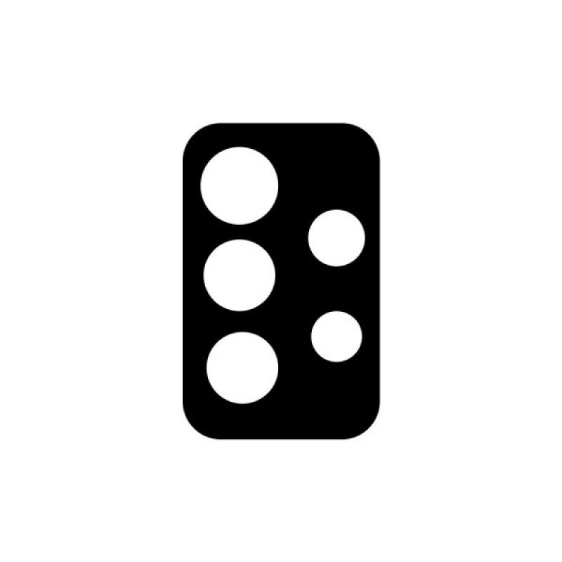 Γυαλί Πίσω Κάμερας Samsung Galaxy A23 4G A235 OEM Back Camera Lens Black