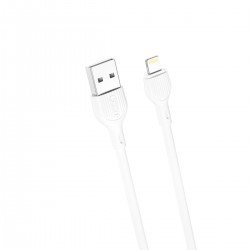 USB A 2.0 Cable Male To Lightning White 1m XO NB212 USB A 2.0 Cable Male To Lightning White 1m XO NB212