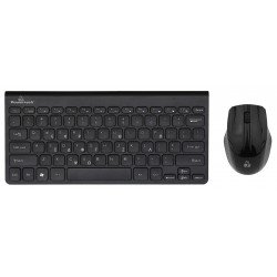  Πληκτρολόγιο Ασύρματο & Ποντίκι Οπτικό Μαύρο Wireless USB Keyboard & Mouse Black PT-940