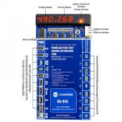 Πλακέτα Φόρτισης-Ελέγχου Μπαταριών SS-915 Smartphone Battery Charger-Tester