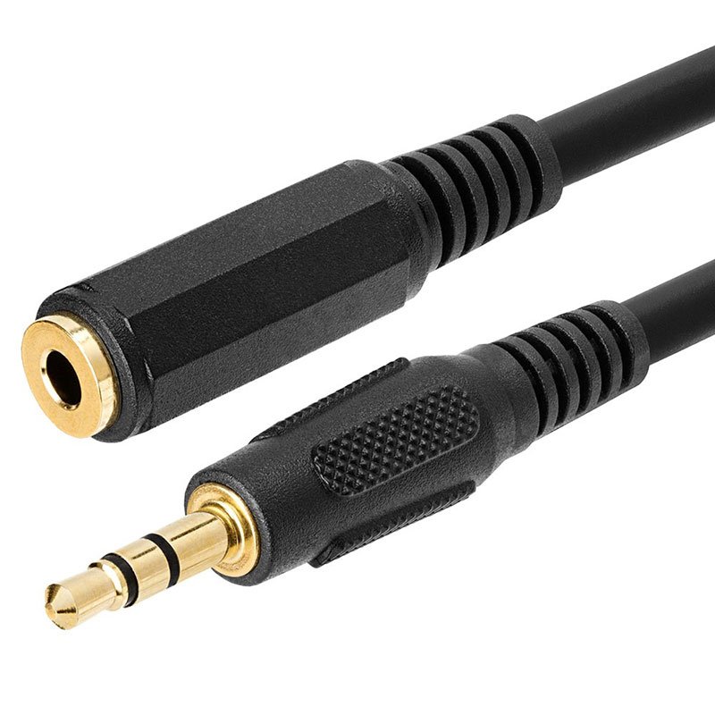 Καλώδιο Προέκτασης Ήχου Sound Cable Stereo 2.5m Extension 3.5m Jack 3pin Male-Female Gold FTT16-013