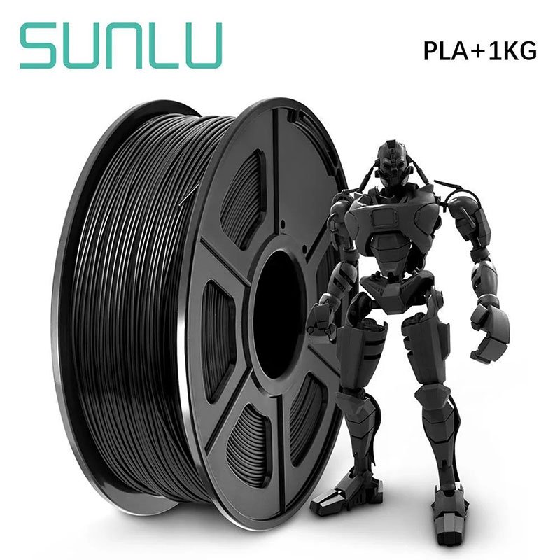 PLA Plus Filament 1Kg 1.75MM Black Sunlu