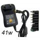 Power Adaptor 6-24V 2A DC 41W Universal Switching 8 Tips & USB 2.1A Τροφοδοτικό