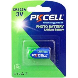 Battery CR123A Professional Lithium 3V Pkcell Μπαταρία Battery CR123A Professional Lithium 3V Pkcell Μπαταρία