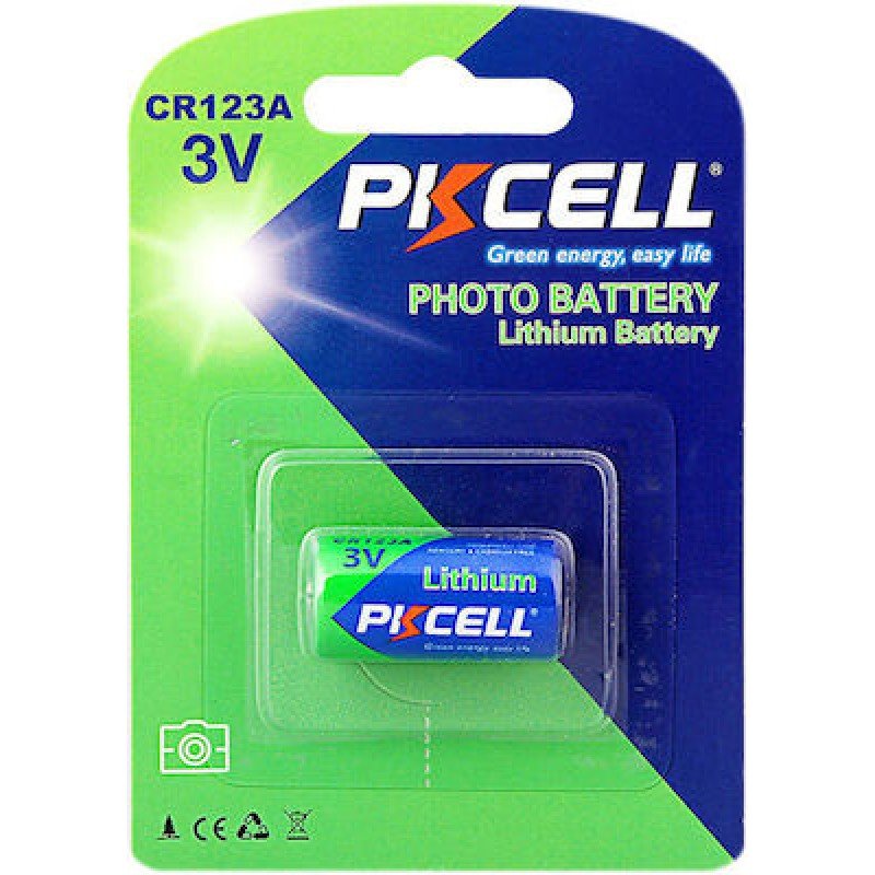 Battery CR123A Professional Lithium 3V Pkcell Μπαταρία