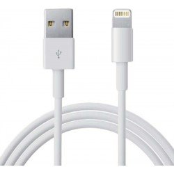 Usb A 2.0 To Lightning Cable Charger-Data 2.4A White 1m iPhone Certified Full Speed IOS