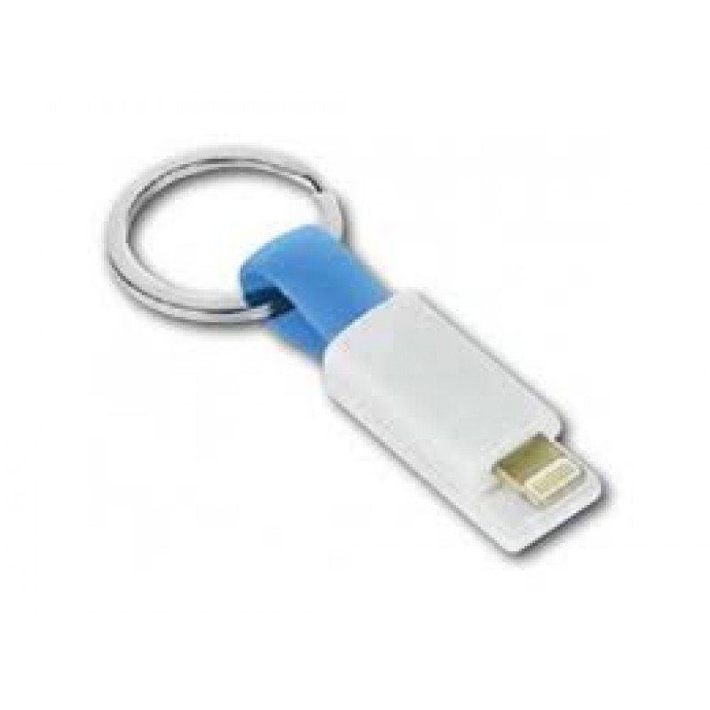 Usb A 2.0 Magnetic Cable To Lightning Charging-Data 2.1A White-Blue 0.1m iPhone Μαγνητικό Καλώδιο Σύνδεσης