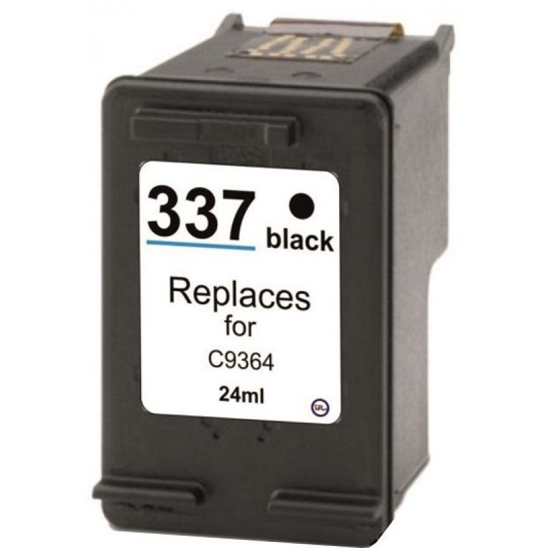 HP 337XL Black Printer Catridge Συμβατό Μελάνι Μαύρο