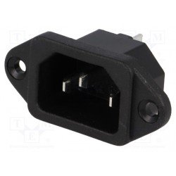 3pin Male Power Plug C13 Βύσμα Πλακέτας-Πλαισίου Αρσενικό
