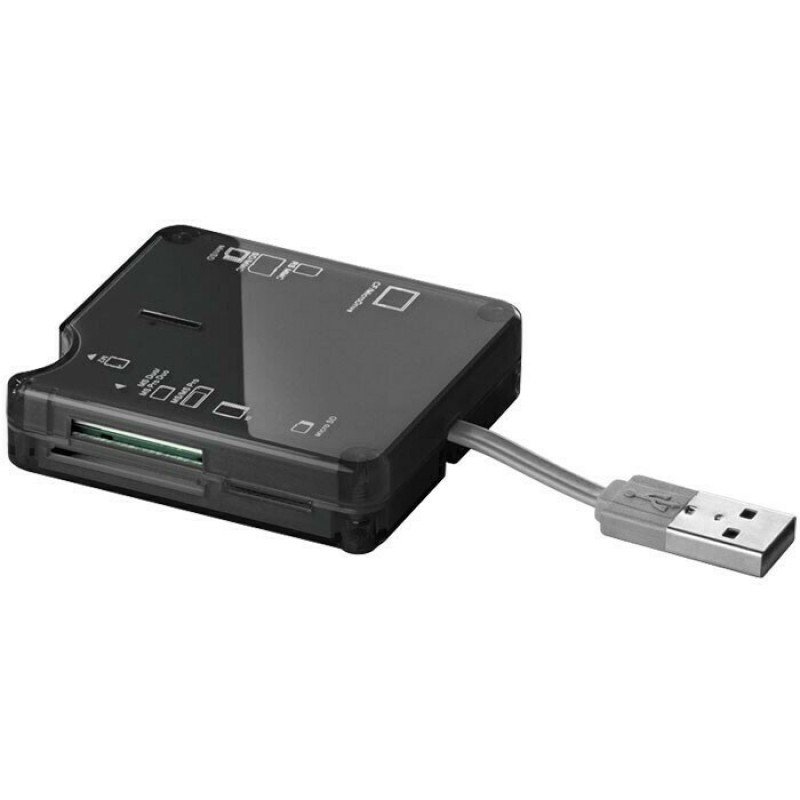 USB 2.0 Multi Card Reader SD-Micro SD Black OTG & USB Aναγνώστης Καρτών USB 3.0 Type C Multi Card Reader SD-Micro SD Black OTG & USB Aναγνώστης Καρτών Powertech PT-497