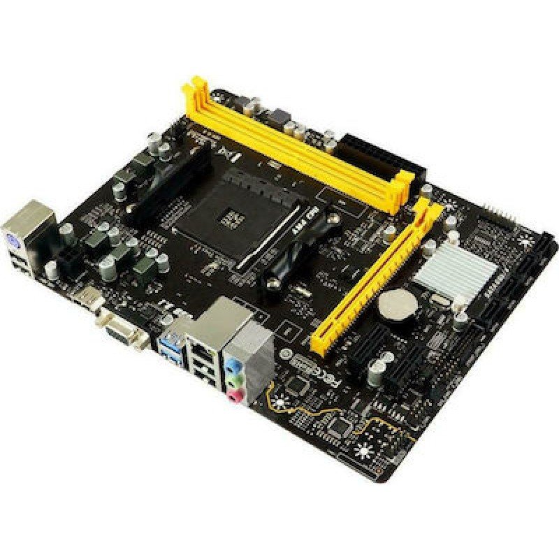 Biostar A320MH PCI-E Sata 2 X DDR3 Motherboard AMD AM4 Μητρική Πλακέτα Refurbished