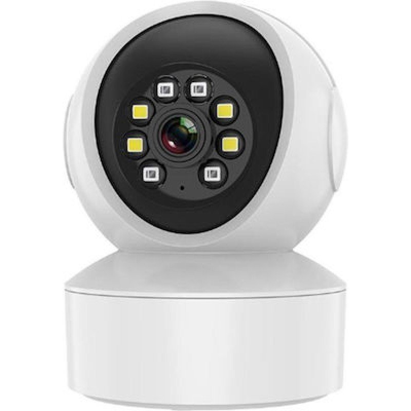 Κάμερα Εσωτερικoύ Χώρου Λεύκη Camera Dome IP IR 10m Internal 3Mpx WiFi PTZ White Vstarcam CS49L