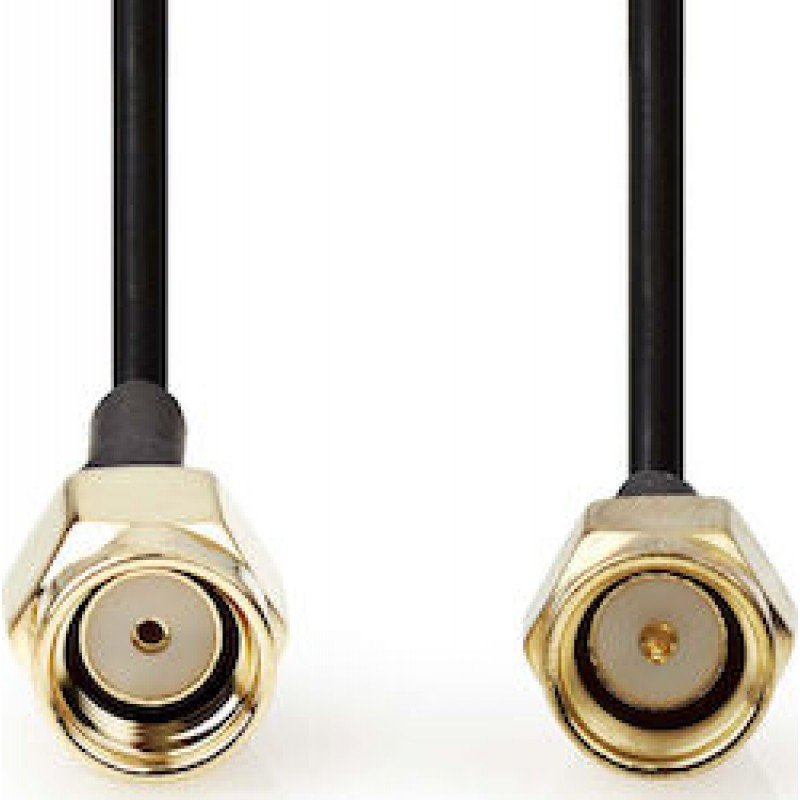 Καλώδιο Κεραίας WiFi SMA Antenna Cable M-F Reverse Polarity 1m Nedis CSGP02210BK10
