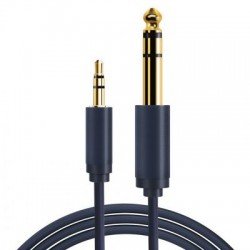 Καλώδιο Ήχου Στερεοφωνικό Jack 6.3 Male To Jack 3.5 Male Gold 3m Stereo CT-AV321-H11G-DB3 Καλώδιο Ήχου Στερεοφωνικό Jack 6.3 Male To Jack 3.5 Male Gold 3m Stereo CT-AV321-H11G-DB3