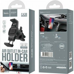 Βάση Στήριξης Αεραγωγού Κινητών Μαύρη Air Ventilation Car Holder Black Hoco CΑ38
