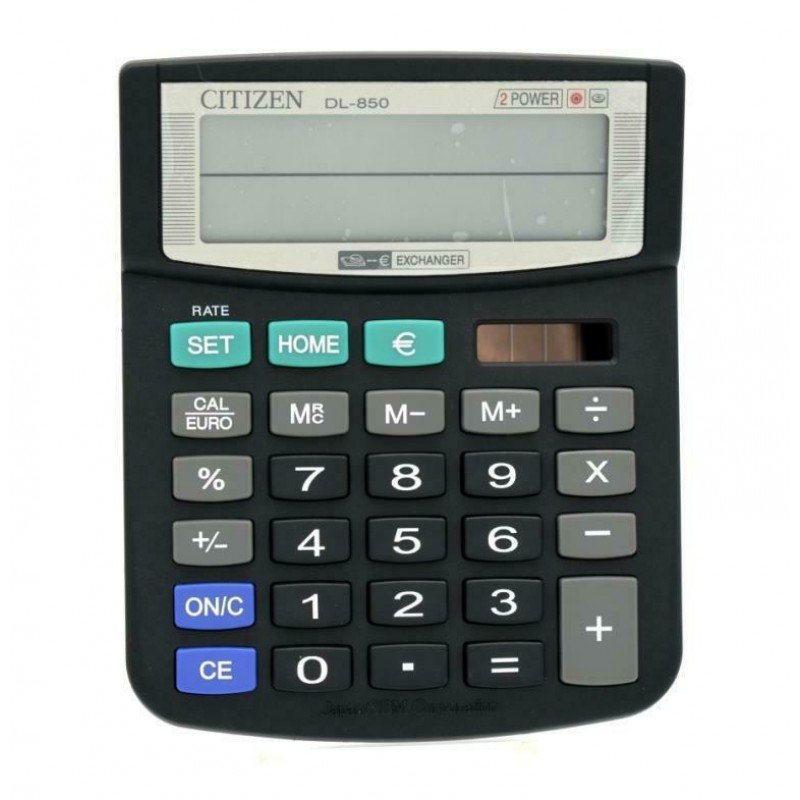 Κομπιουτεράκι Ηλεκτρονικό Αριθμομηχανή Citizen Electronic Calculator Solar DL-850