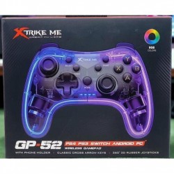 Joypad Xtrike GP-52 RGB Analogue Controller Black (PS4/PS3/Switch/PC/Android)