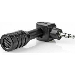 Ενσύρματο Μικρόφωνο 3.5mm Μαύρο Microphone Mini Plug Black Nedis MICMJ100BK Ενσύρματο Μικρόφωνο 3.5mm Μαύρο Microphone Mini Plug Black Nedis MICMJ100BK