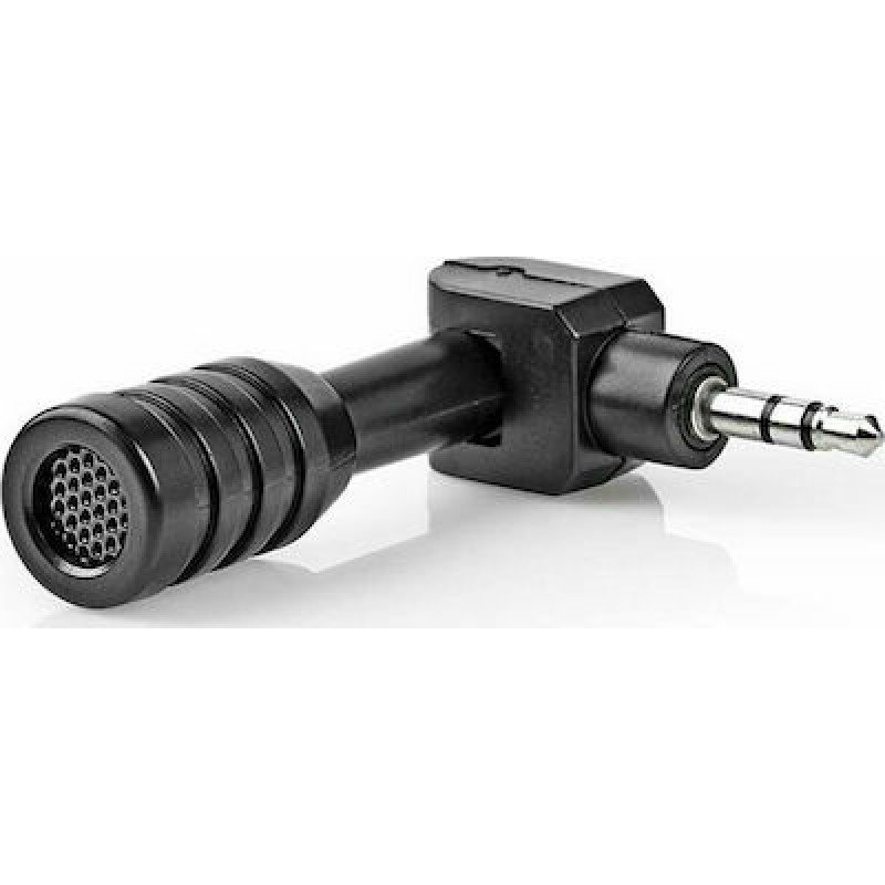 Ενσύρματο Μικρόφωνο 3.5mm Μαύρο Microphone Mini Plug Black Nedis MICMJ100BK