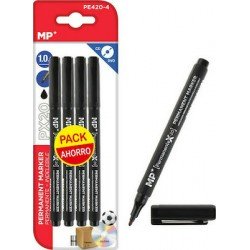Μαρκαδόροι Εγγραφής CD/DVD Μαύροι Ανεξίτηλοι Black Markers MP PE420-4 1mm (4 PACK) Μαρκαδόροι Εγγραφής CD/DVD Μαύροι Ανεξίτηλοι Black Markers MP PE420-4 1mm (4 PACK)