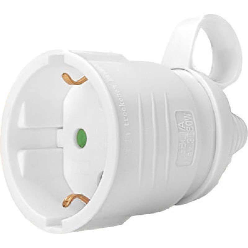 Power Plug Suko Adaptor Female White 220-250V 16Am Τελικό Βύσμα Τροφοδοσίας Σούκο Θυληκό Φις Λευκό PT-887 Power Plug Suko Adaptor Female White 220-250V 16Am Τελικό Βύσμα Τροφοδοσίας Σούκο Θυληκό Φις Λευκό PT-887