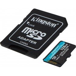 128GB Memory Micro SD Card & Adapter Kingston Canvas SDCG3/128GB Class 10 Μνήμη 128GB Memory Micro SD Card & Adapter Kingston Canvas SDCG3/128GB Class 10 Μνήμη