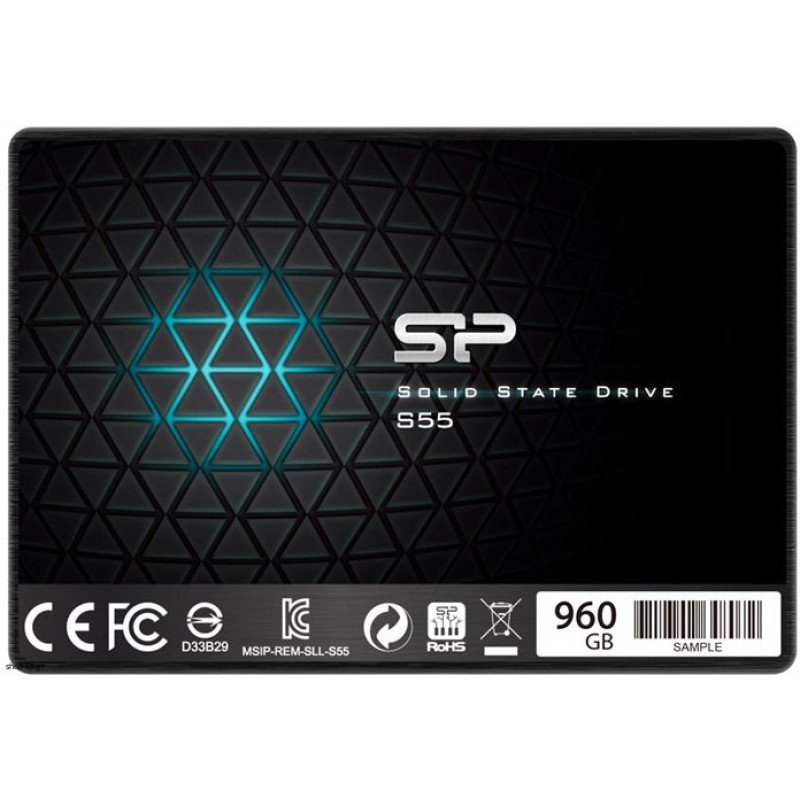 960GB SSD Εσωτερικός Σκληρός Δίσκος SATA III Silicon Power S55