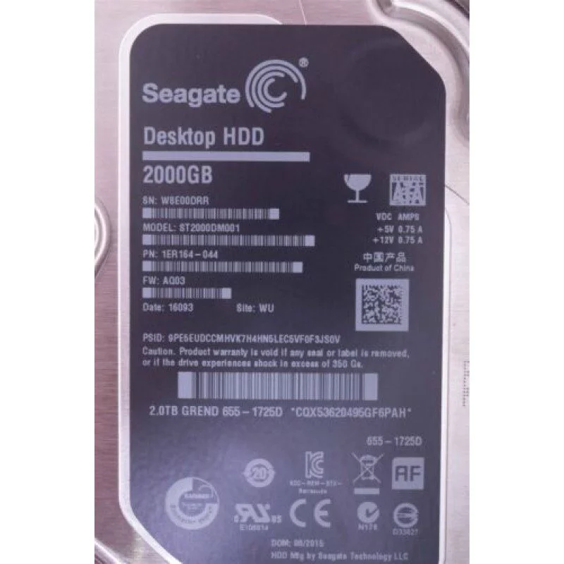 2TbHardDiskDriveSata3.5"SeagateBarracudaST2000DL003ΕσωτερικόςΣκληρόςΔίσκοςRefurbished