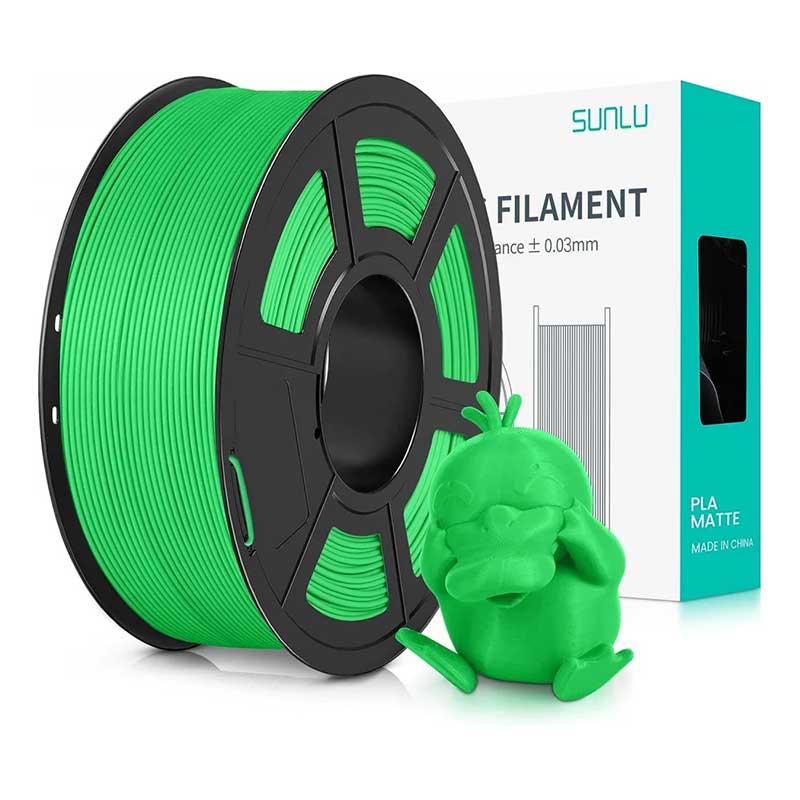 PLA Plus Filament 1Kg 1.75mm Green Sunlu
