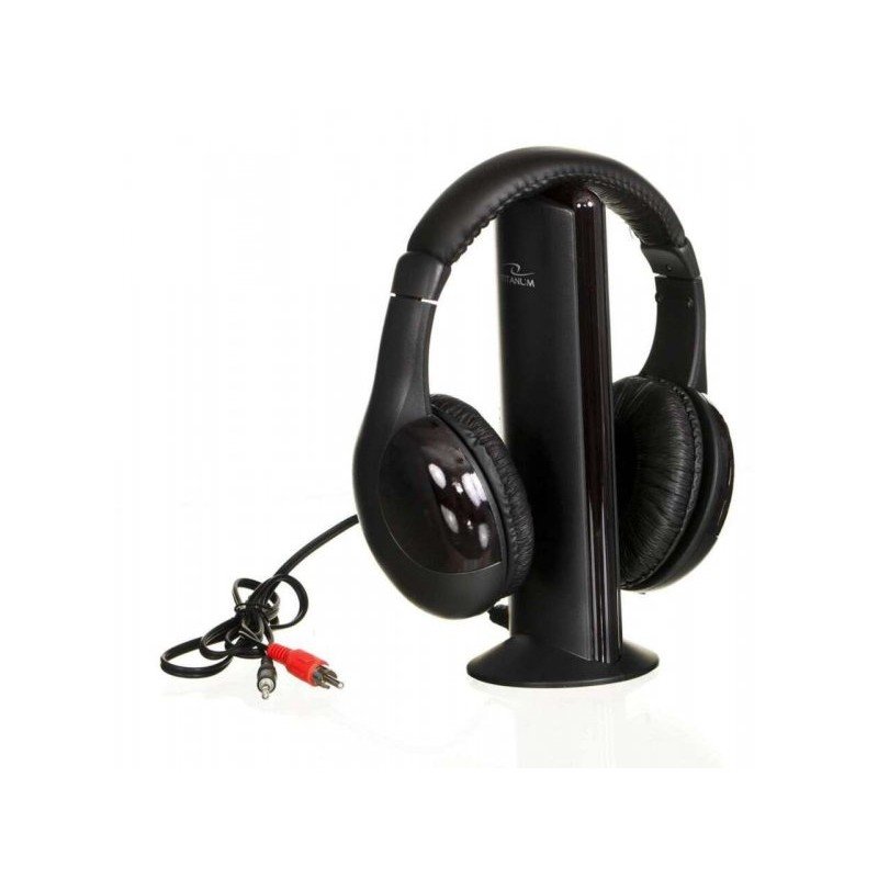 Ακουστικά & Μικρόφωνο Ασύρματα Μαύρα Headset & Microphone Wireless RF Fullsize Multimedia & FM Radio Black Titanum TH110 Ακουστικά & Μικρόφωνο Ασύρματα Μαύρα Headset & Microphone Wireless RF Fullsize Multimedia & FM Radio Black Titanum TH110
