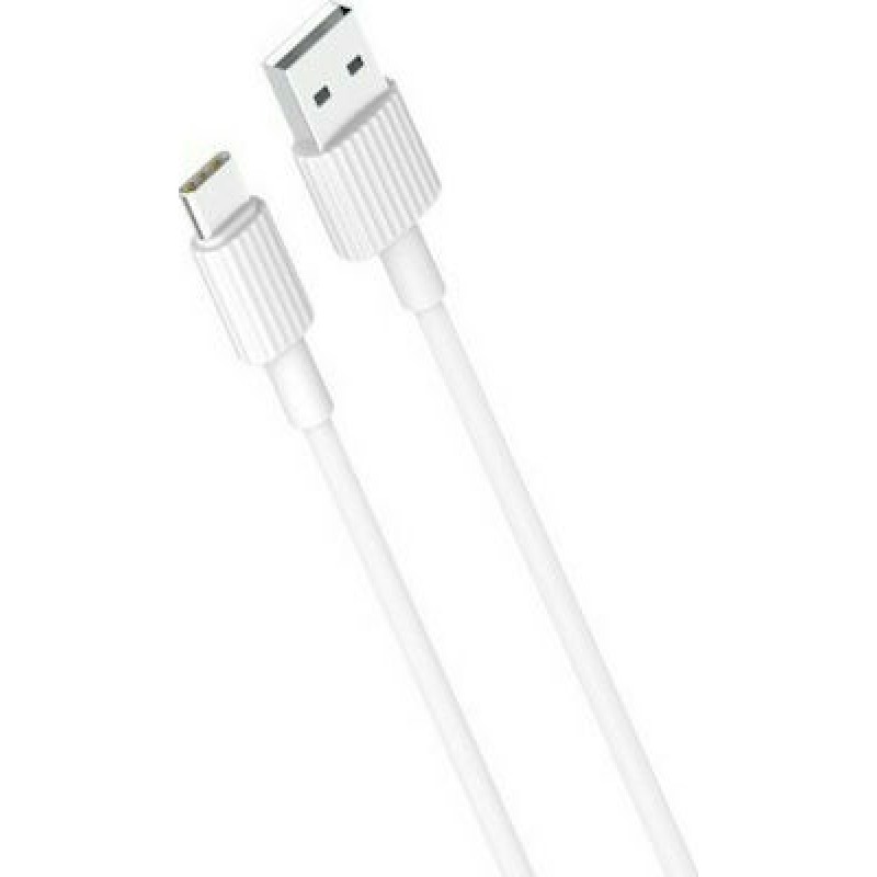USB A 2.0 Cable Male To Lightning ΅White 1m XO NB156 USB A 2.0 Cable Male To Lightning ΅White 1m XO NB156