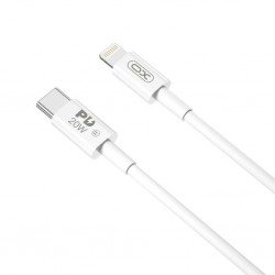 USB 3.0 Type C Cable To Lightning 20W White 1m Καλώδιο Σύνδεσης Λευκό XO-NB-Q208A USB 3.0 Type C Cable To Lightning 20W White 1m Καλώδιο Σύνδεσης Λευκό XO-NB-Q208A
