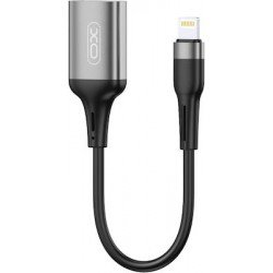 Usb 2.0 Female Cable To Lightning Male OTG Black 0.10m XO-NB201