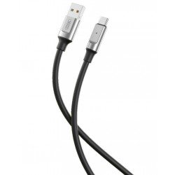 USB A 2.0 Cable Male To Type C Male Black 1m Liquid Silicone Rubber 6A Καλώδιο Φόρτισης Μαύρο XO-NB251 USB A 2.0 Cable Male To Type C Male Black 1m Liquid Silicone Rubber 6A Καλώδιο Φόρτισης Μαύρο XO-NB251