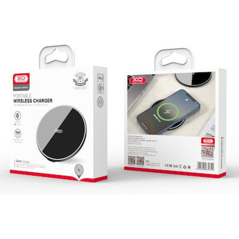 Qi Wireless Fast Charger Power Supply Pad 15W QC 3.0 5V-12V 3A Ασύρματος Φορτιστής XO-WX026 Qi Wireless Fast Charger Power Supply Pad 15W QC 3.0 5V-12V 3A Ασύρματος Φορτιστής XO-WX026