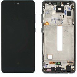 Οθόνη Samsung Galaxy A52 4G/A52 5G A525/A526 OLED & Touch & Frame Black