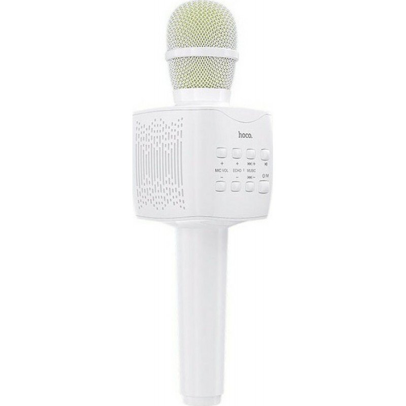 Karaoke Speaker Sound & Mic Bluetooth White Hoco BK5 Ηχείο & Μικρόφωνο Karaoke Speaker Sound & Mic Bluetooth White Hoco BK5 Ηχείο & Μικρόφωνο
