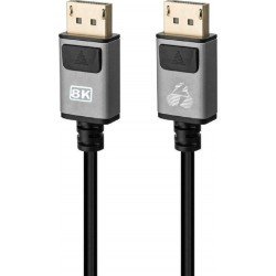 Display Port 20pin Male Gold To Display Port 20pin Male 1.5m 1080p - 8K Cable Black CAB-DP053 Display Port 20pin Male Gold To Display Port 20pin Male 1.5m 1080p - 8K Cable Black CAB-DP053