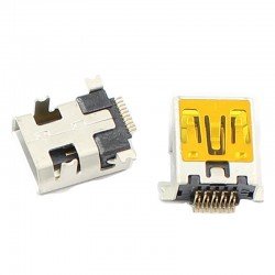 Mini USB Type B 10 Pin Connector Female Universal Βύσμα Φόρτισης Mini USB Type B 10 Pin Connector Female Universal Βύσμα Φόρτισης