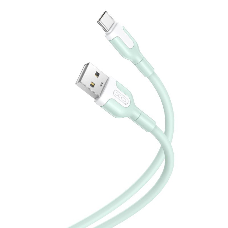 USB A 2.0 Cable Male To Type C Green 1m XO NB212 USB A 2.0 Cable Male To Type C Green 1m XO NB212