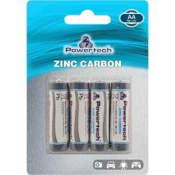 Μπαταρίες Powertech AA Batteries Mignion LongLife Zinc Carbon 4 Pack 1.5V R6L4B/10 PT-949 Μπαταρίες Powertech AA Batteries Mignion LongLife Zinc Carbon 4 Pack 1.5V R6L4B/10 PT-949