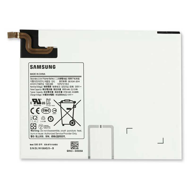 Αυθεντική Μπαταρία Samsung Galaxy Tab A 10.1 (2019) T510/Τ515 EB-BT515ABU GH43-04936A (Service Pack)