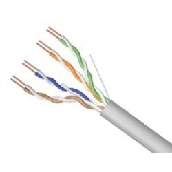 UTP Ethernet Cable 100m Gray Cat 5 Καλώδιο Δικτύου Γκρι VZN UTP Ethernet Cable 100m Gray Cat 5 Καλώδιο Δικτύου Γκρι VZN