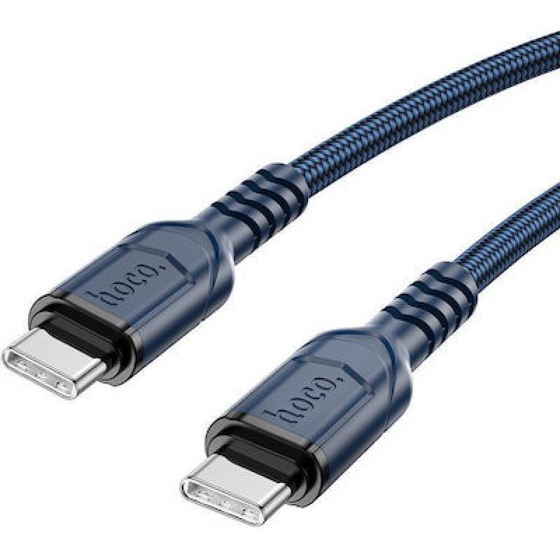 USB 3.0 Type C To Type C 2m Braided Cable Dark Blue 3A 60W Hoco X59 Καλώδιο Σύνδεσης Μπλε USB 3.0 Type C To Type C 2m Braided Cable Dark Blue 3A 60W Hoco X59 Καλώδιο Σύνδεσης Μπλε