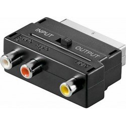 Scart Head In-Out 3 X RCA Adapter OEM Scart Head In-Out 3 X RCA Adapter OEM