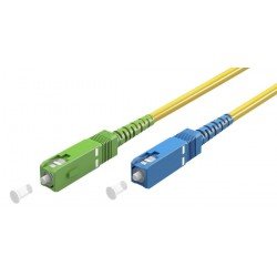 Fibre Optical FOC Data FTTH Cable 2m M-M Singlemode OS2 Yellow SC-APC/SC-UPC Οπτική Ίνα Κίτρινη Goobay 59659 Fibre Optical FOC Data FTTH Cable 2m M-M Singlemode OS2 Yellow SC-APC/SC-UPC Οπτική Ίνα Κίτρινη Goobay 59659
