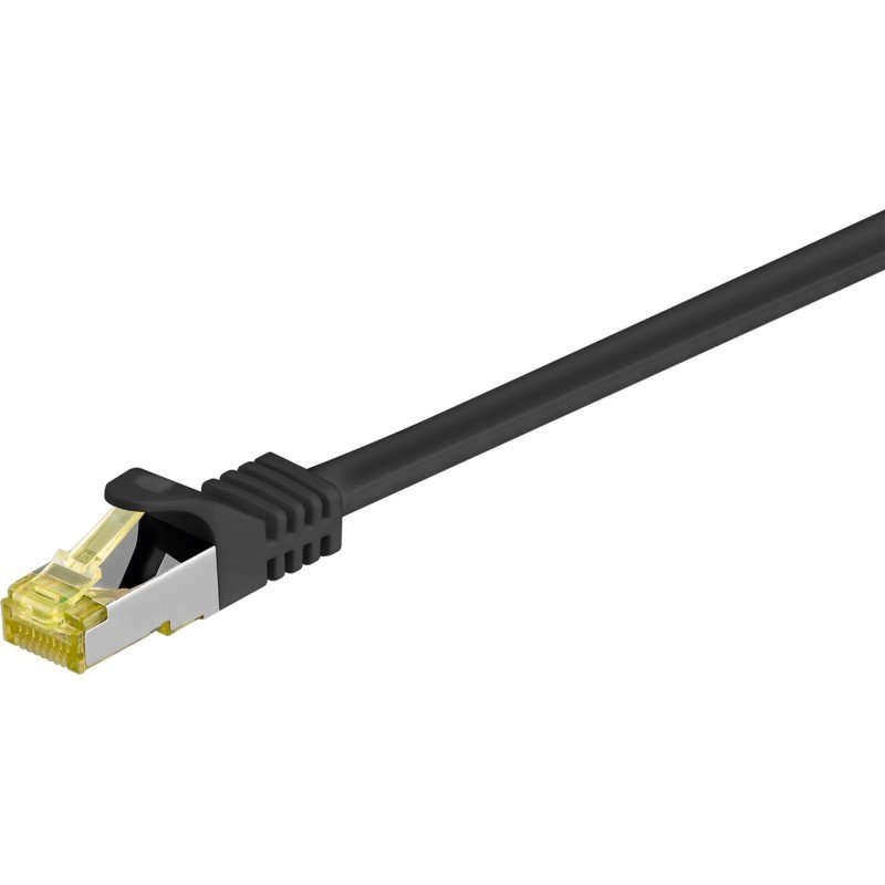 UTP Ethernet Cable 5m Black Cat 8.1 U/FTP Ultra Slim CU 40Gbps Καλώδιο Δικτύου Goobay 74356